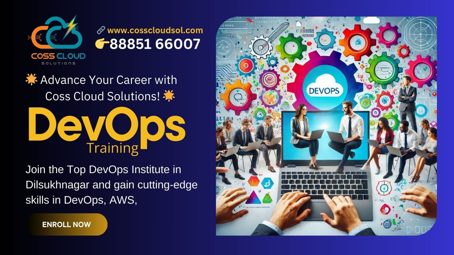 DevOps Institute in Dilsukhnagar – Coss Cloud Solutions