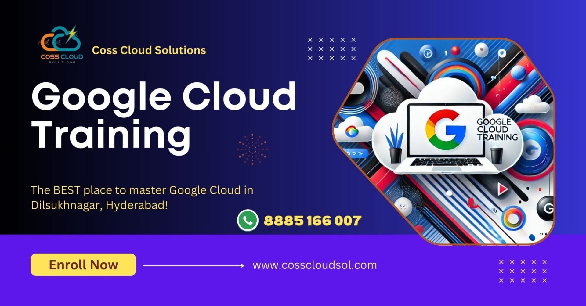 Best Google Cloud Institute in Dilsukhnagar, Hyderabad – Coss Cloud Solution